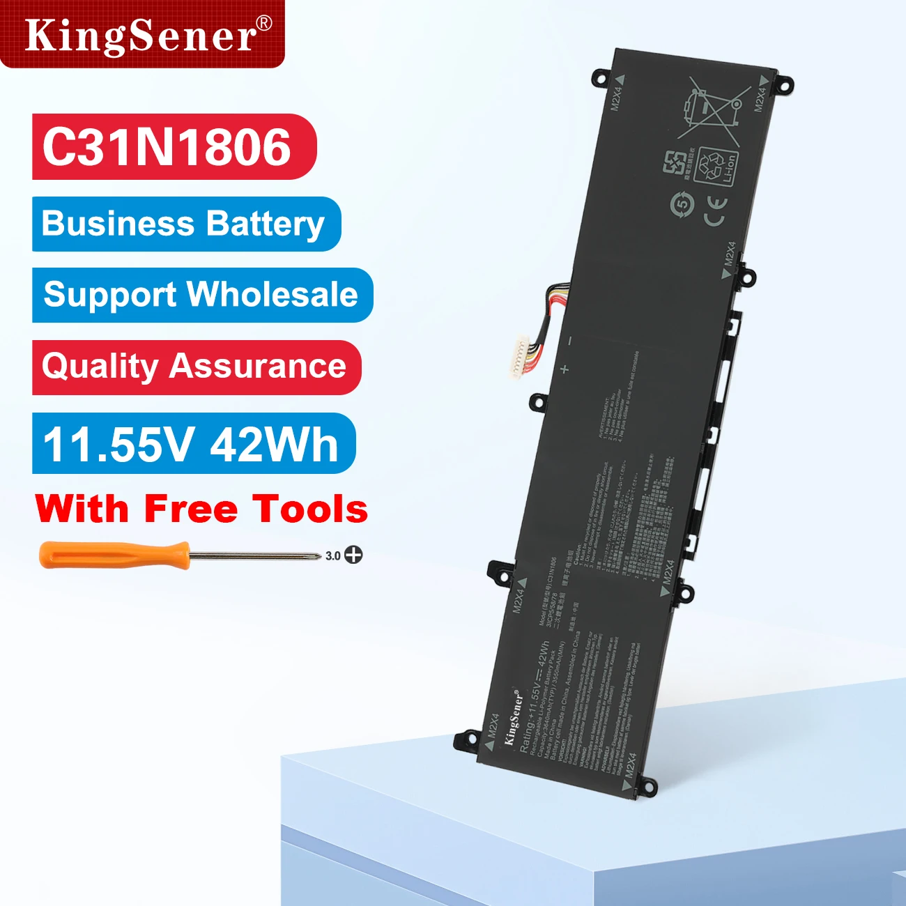 C31N1806 Laptop Battery For ASUS VivoBook S13 S330F S330UA S330FN S330FA X330FA X330FL X330UA K330 R330 ADOL K330FA X330FA 42Wh