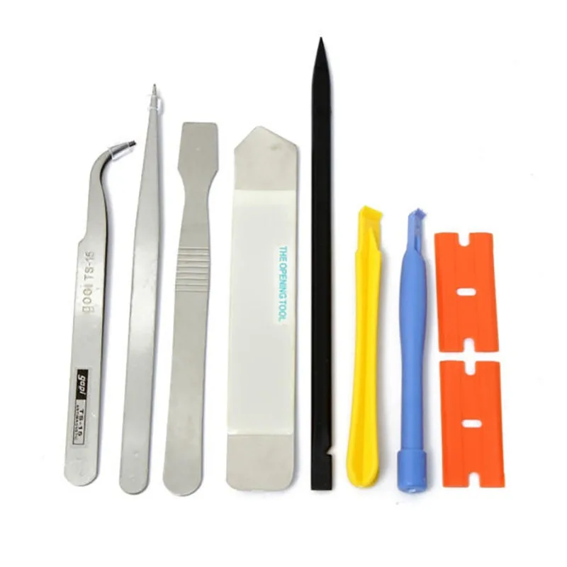 

9pcs Mobile Phone Repair Tool Kit - Multi-Function Disassemble Set with Anti-Skid Screwdriver for IPhone