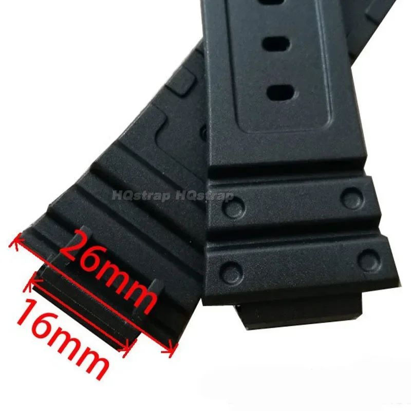 Correa de silicona de 16mm para Casio GW M5610 DW 5600 6900 9052 pulsera de goma PU impermeable pulsera deportiva Universal