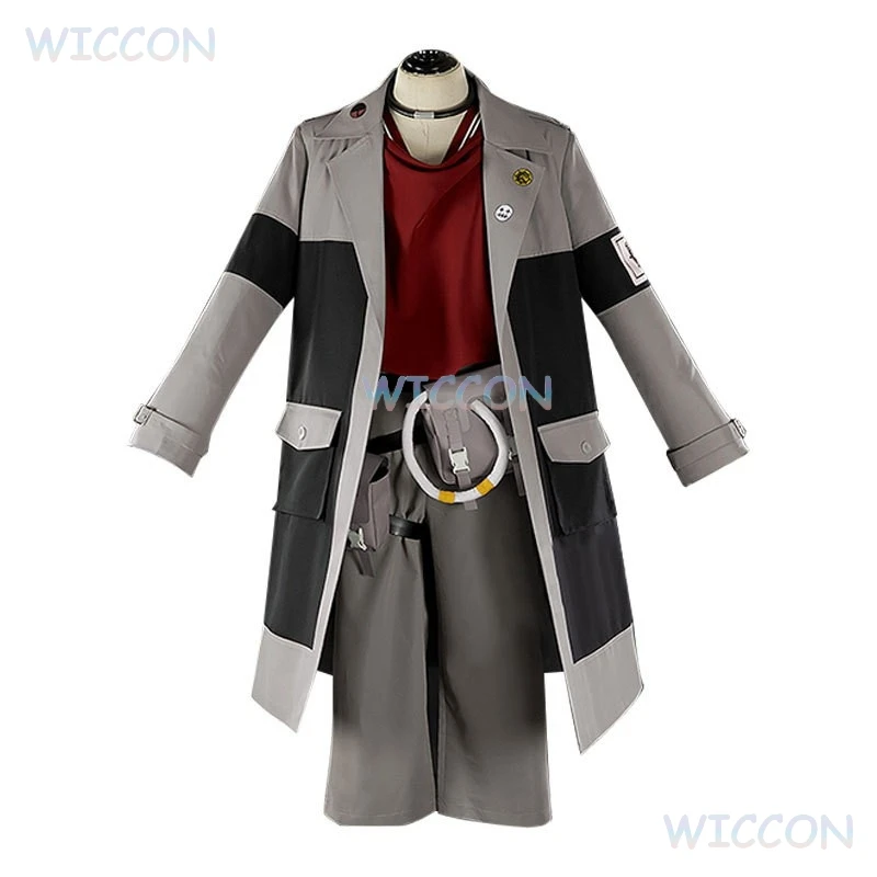 [SUGOICOS] أزياء أنيمي Gachiakuta Enjin التأثيرية أقراط موحدة المختنق أكوتا المنظفات حفلة الهالوين للنساء والرجال كرنفال P