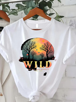 Comfortable Women's Print T-shirt \