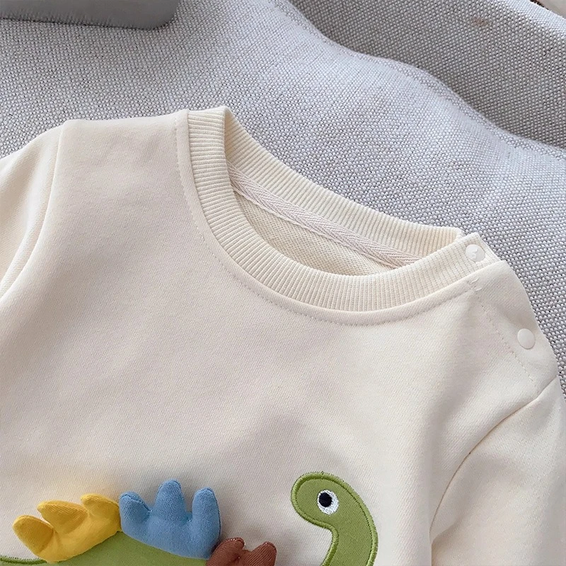 Newborn Baby Jumpsuit Clothing for All Seasons Boys Girls  Cute Dinosaur Long Sleeved Baby Romper