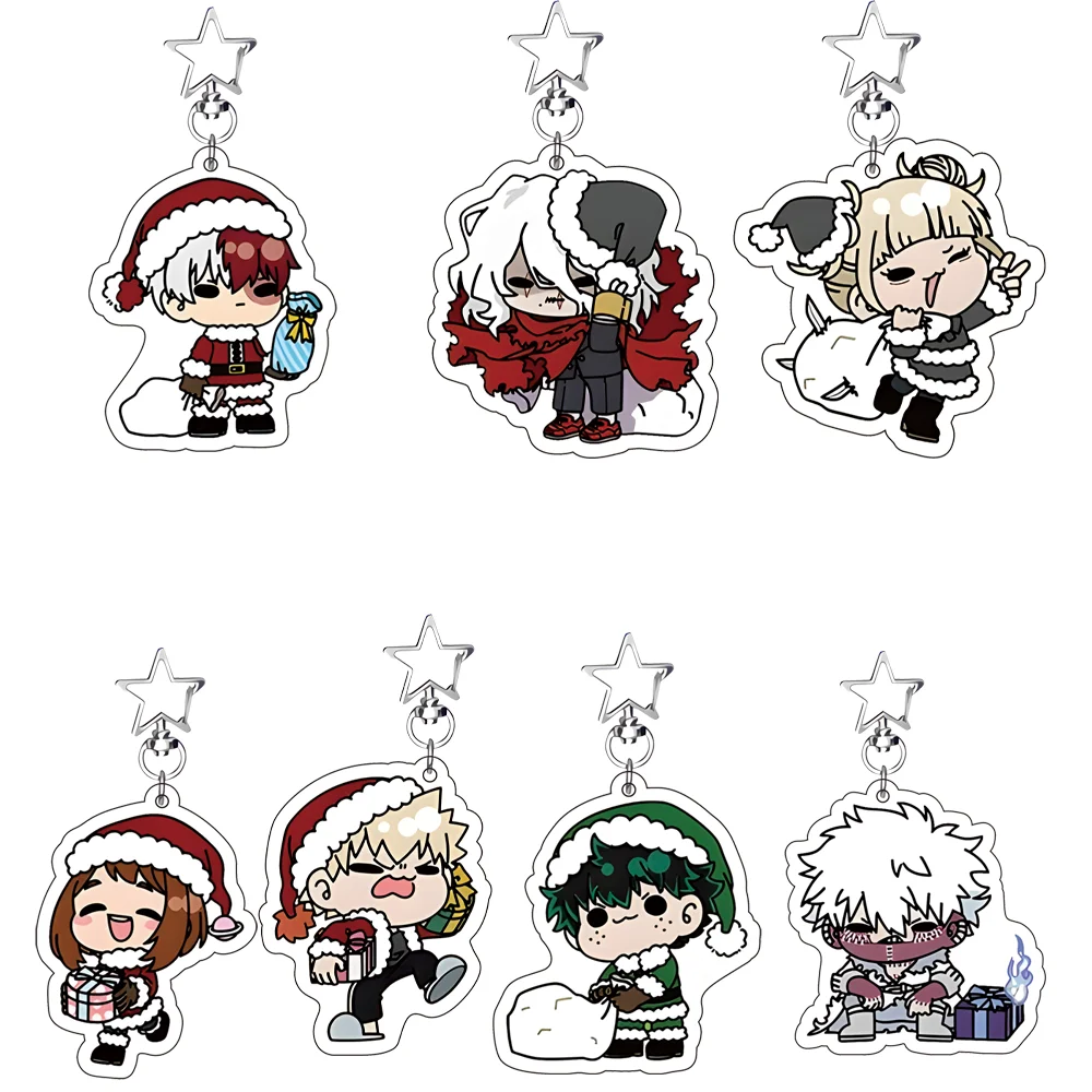 New Japan Anime My Hero Academia Acrylic Stand Model Figure Cosplay Plate Holder Topper Birthday Fans Christmas Keychain  Desk D