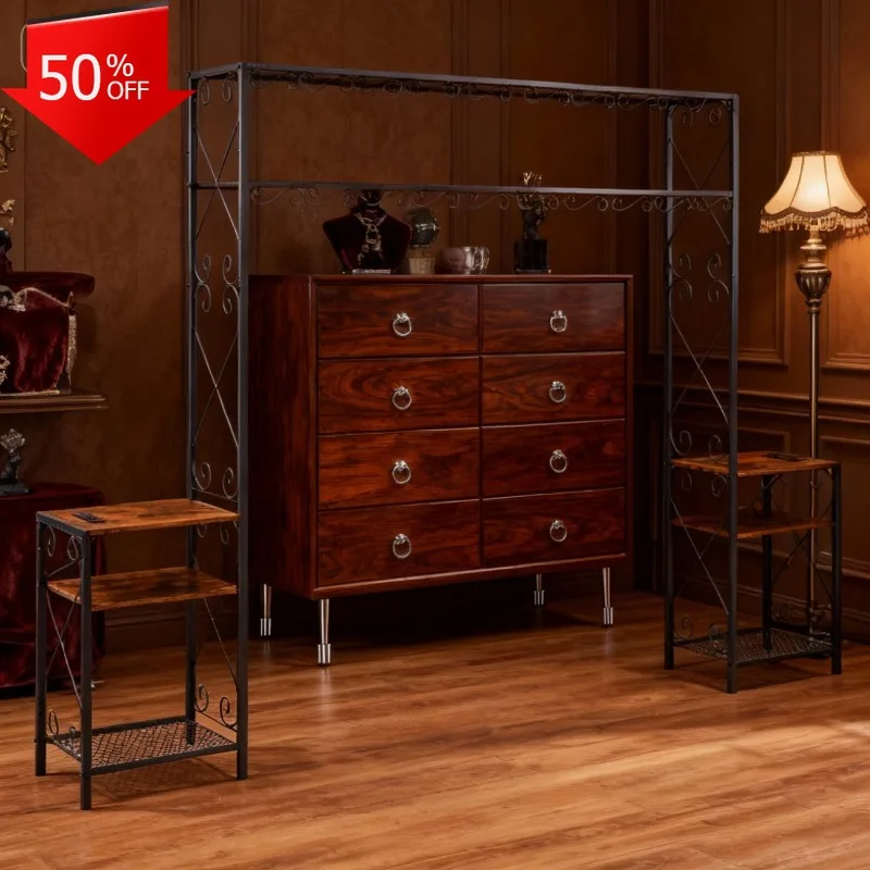 

Iron Trolley Cart Foldable Wheel Trolley Storage Outdoor Kitchen Furniture Offer Multifunctional Cart Shelf Shelves Dining Table