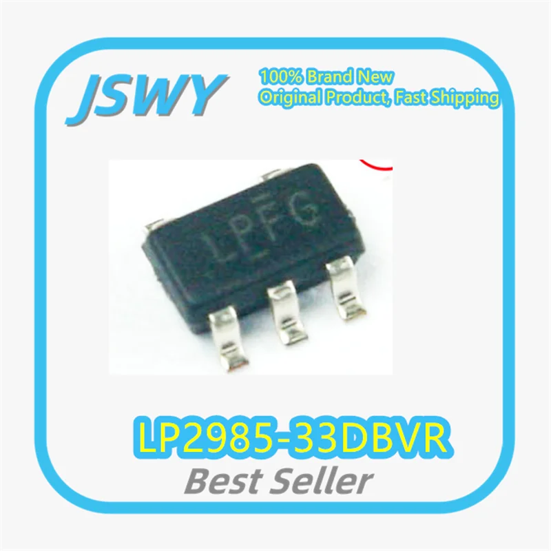 (10/50 Pieces) LP2985-33DBVR Low Dropout Voltage Regulator LP2985 TO-23-5 3.3V TO-23-5 LPFG Brand New Original