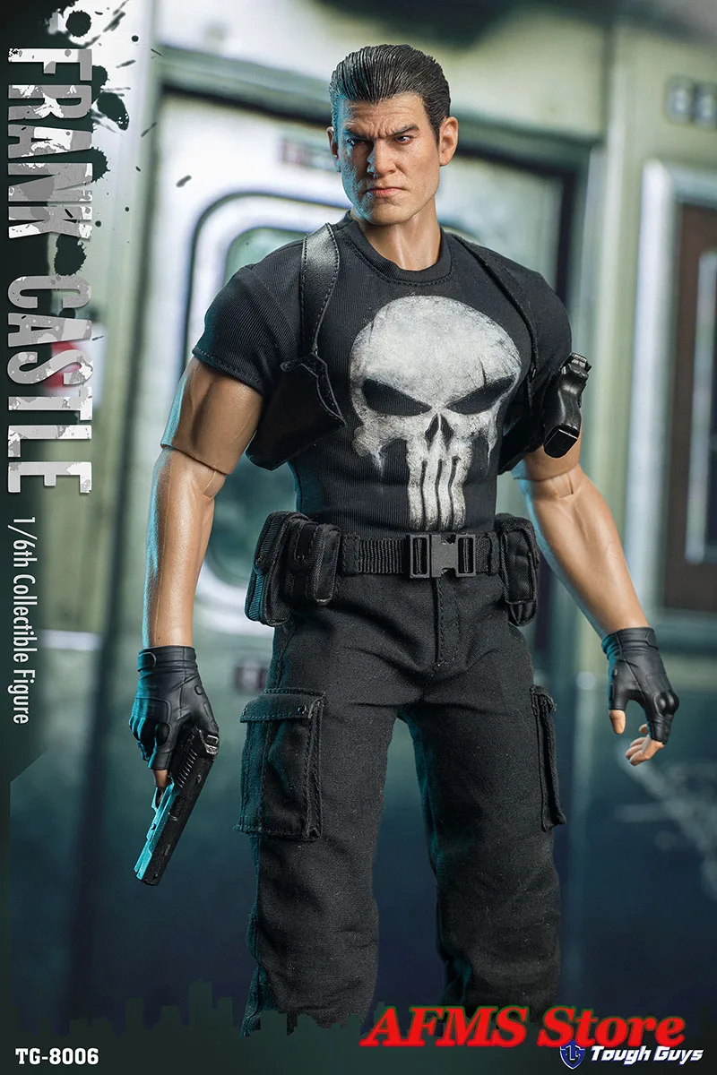 Tough Guys TG-8006 1/6 Scale Collectible Figure Punisher Frank Castle Full Set 12Inch Men Soldier Action Figures Toy Model