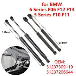 2Pcs 51237309119 51237206644 for BMW 5 Series F10 F11 6 Series F06 F12 F13 2009-2017 Car Front Bonnet Hood Gas Struts