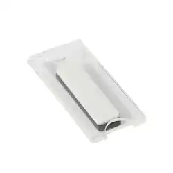 Etichetta per biglietti da visita con supporto trasparente per badge identificativo in plastica acrilica da 1 pin o magnete