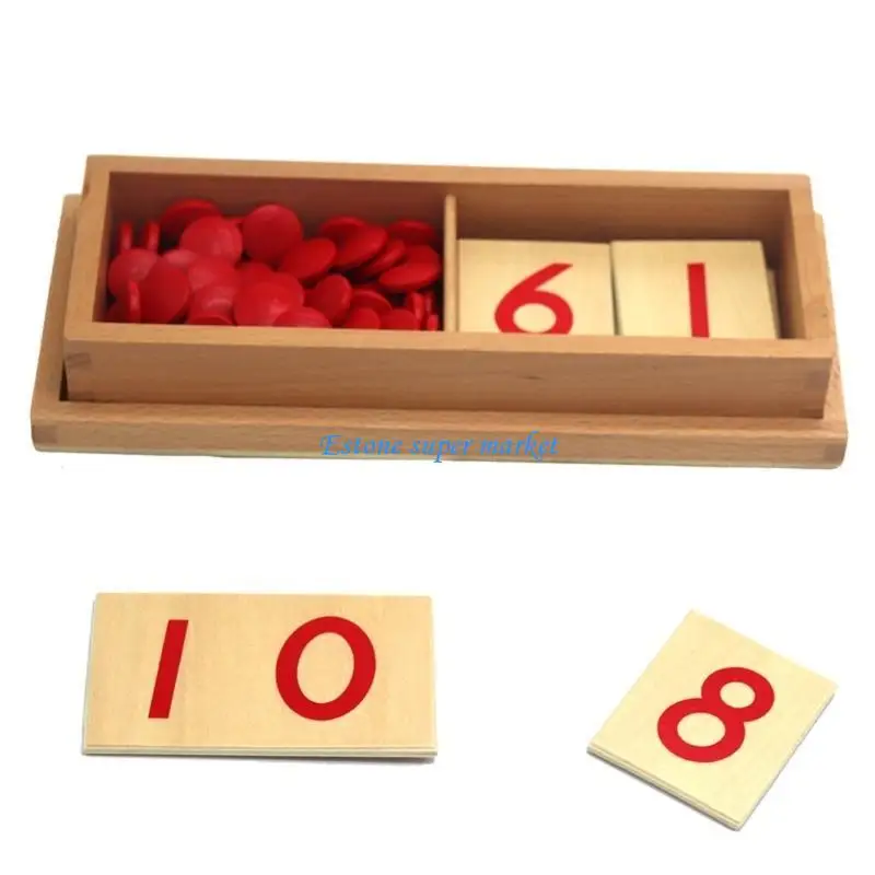 090B 어린이 번호 교육 교육 에이즈 수학 장난감 학습 번호 및 칩 게임 장난감