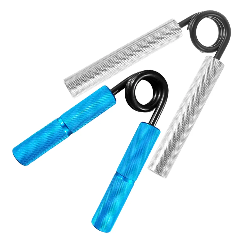 

2pcs Silver50LB Blue150LB Grip Strength Trainer Forearm Exerciser Hand Gripper Fitness Equipment Portable Household Travel