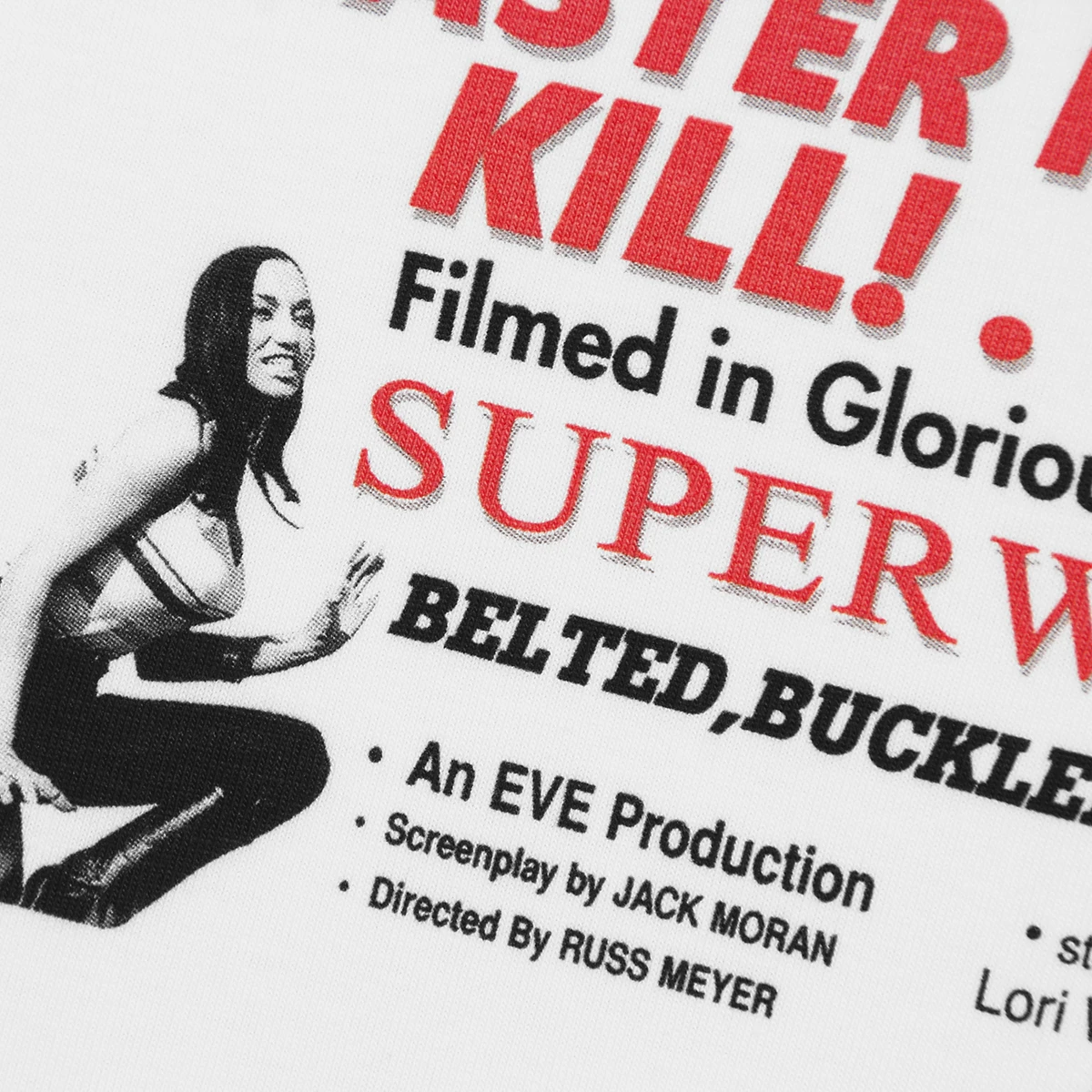 Faster Pussycat! Kill! Kill T-Shirt Cult Classic B Movie Russ Meyer Tura Satana Men Summer Cotton Tee Shirt