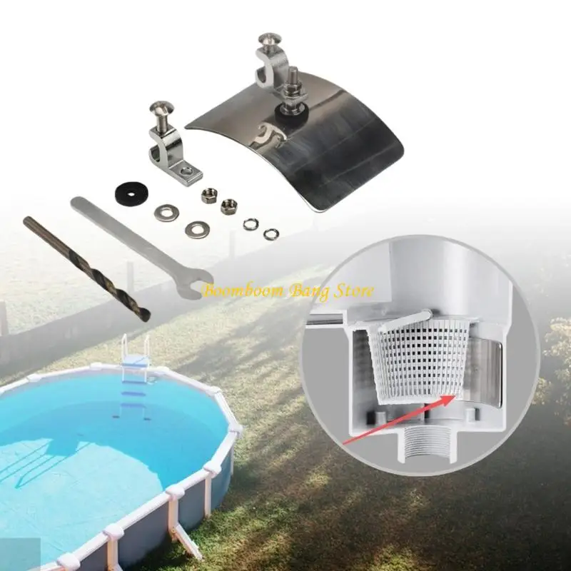 270C Above Ground Pool Bonding Kits Pool Water Mechanical Connector for Most Above Ground Pool Skimmers Easy to Install