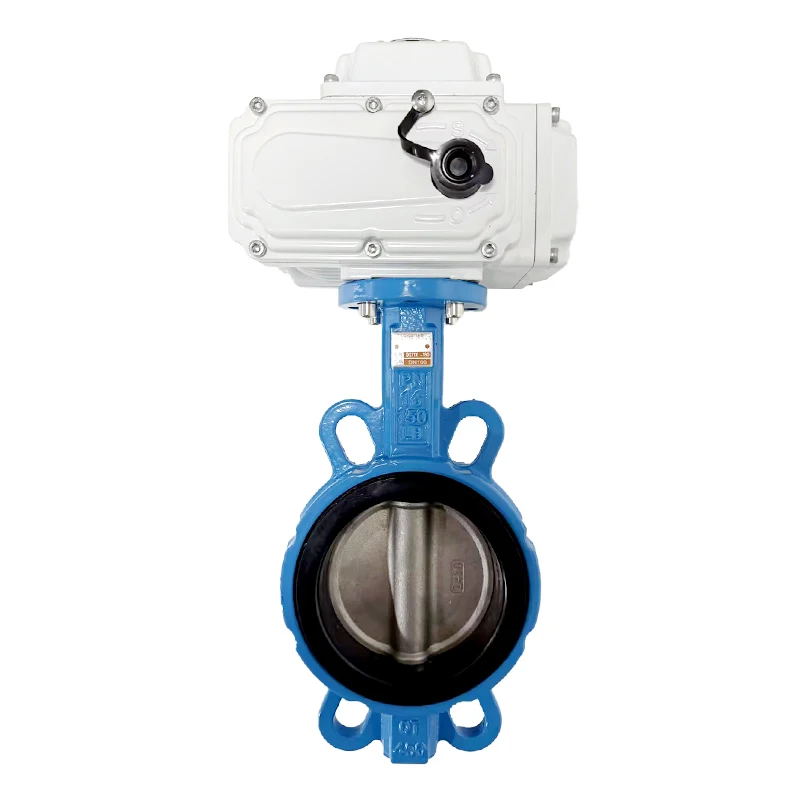 Electric  D971X-16Q Electric Wafer Type Explosion-proof/Waterproof  Stainless Steel Butterfly Valve DN40-DN100