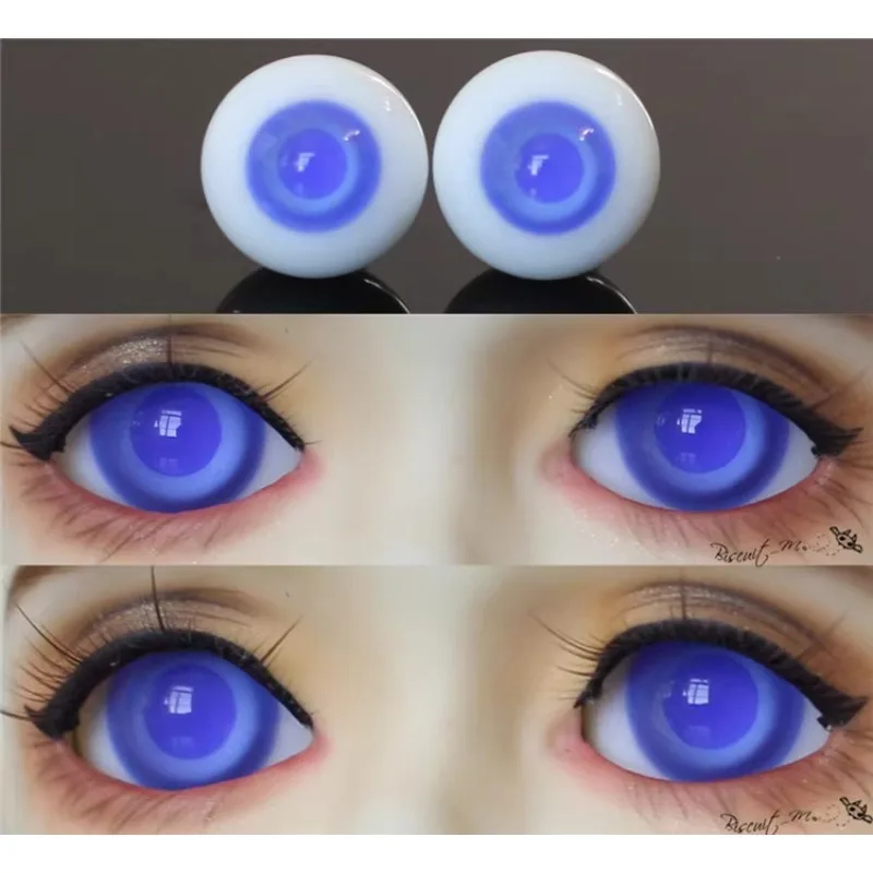 BJD Baby Eyes 12mm14mm Lake Blue Eyes 1618mm Soft Girl Sky Blue Eyes Glass Eyes