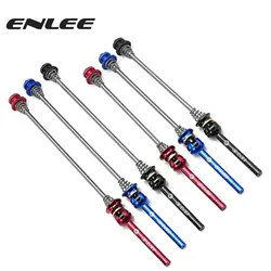 ENLEE Titanium Ti Skewer QR Bicycle Quick Release Skewer Lever MTB Bicycle Cycling Hub Road Bike Quick Release MTB Parts