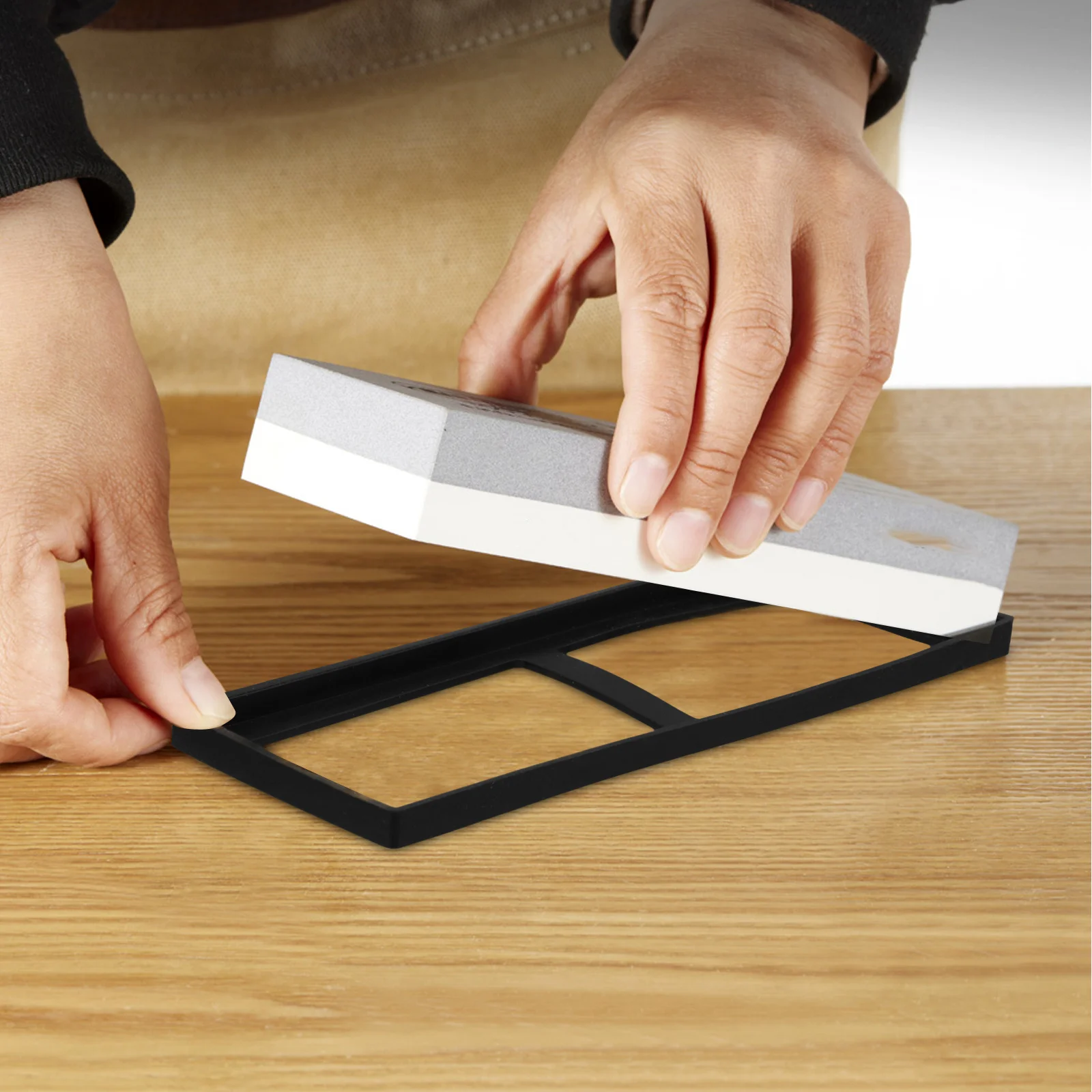 

Anti-Slip Silicone Mat for Sharpening Stones Knife Maintenance Kitchen Tool Non-Slip Base for Home and Outdoor Use