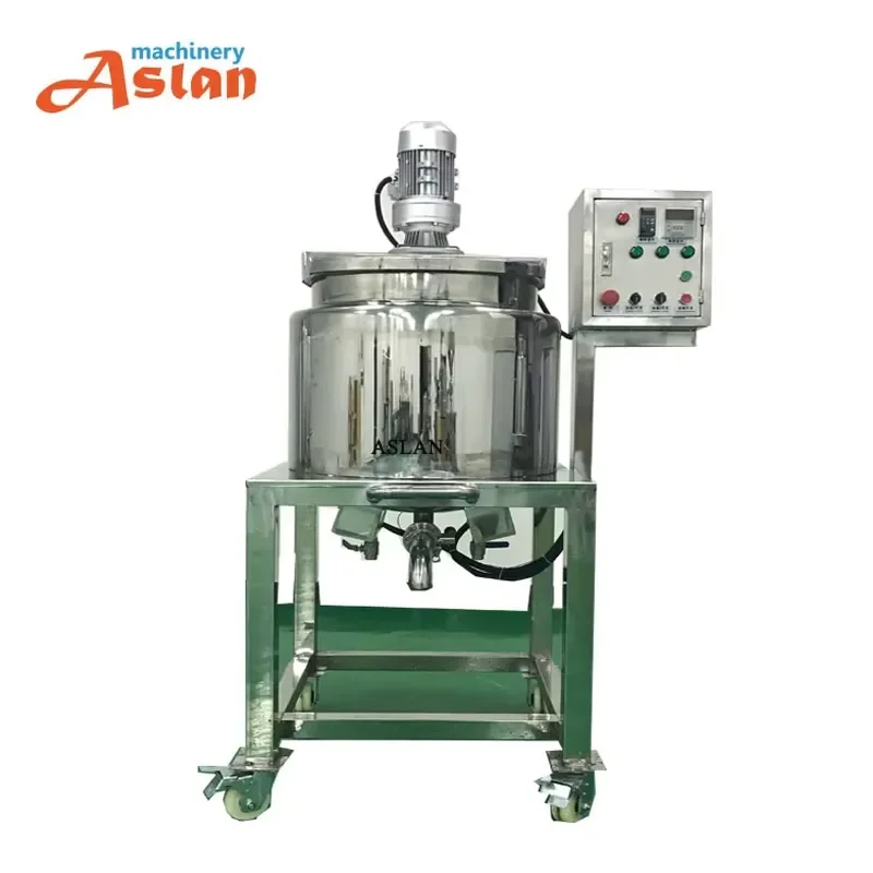 Commercial Airless Sugar Mixer Vacuum Syrup Heating Pot Sugar Cooking Pot for Liquid Treatment Electric Heating for