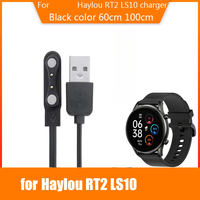 Smartwatch USB Charging Cable Smart Watch Accessories Dock Charger for Xiaomi Haylou RT2 LS10 Watch Magnetic Charger