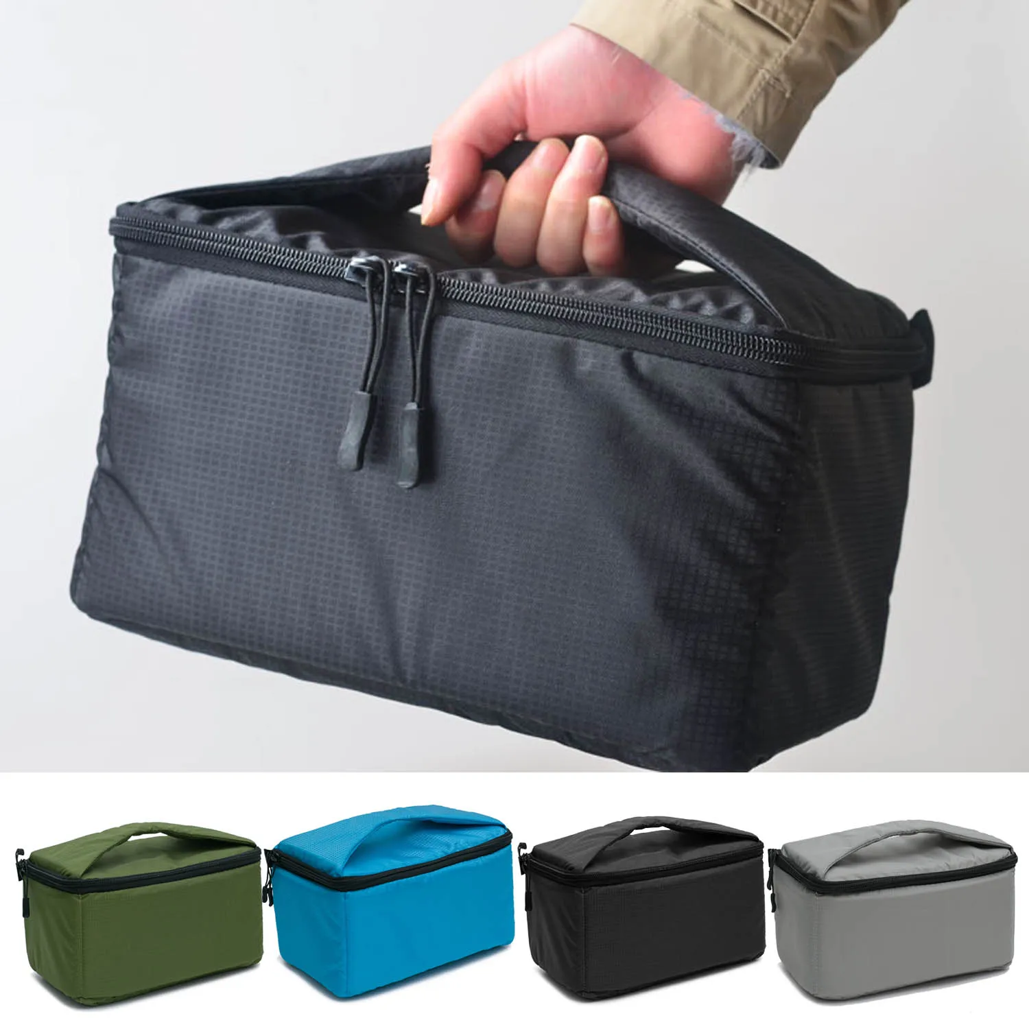 

Portable Protective Camera Bag Case Pouch Shockproof Waterproof with Dividing Partition for DSLR Camera Sony Canon Nikon Pentax