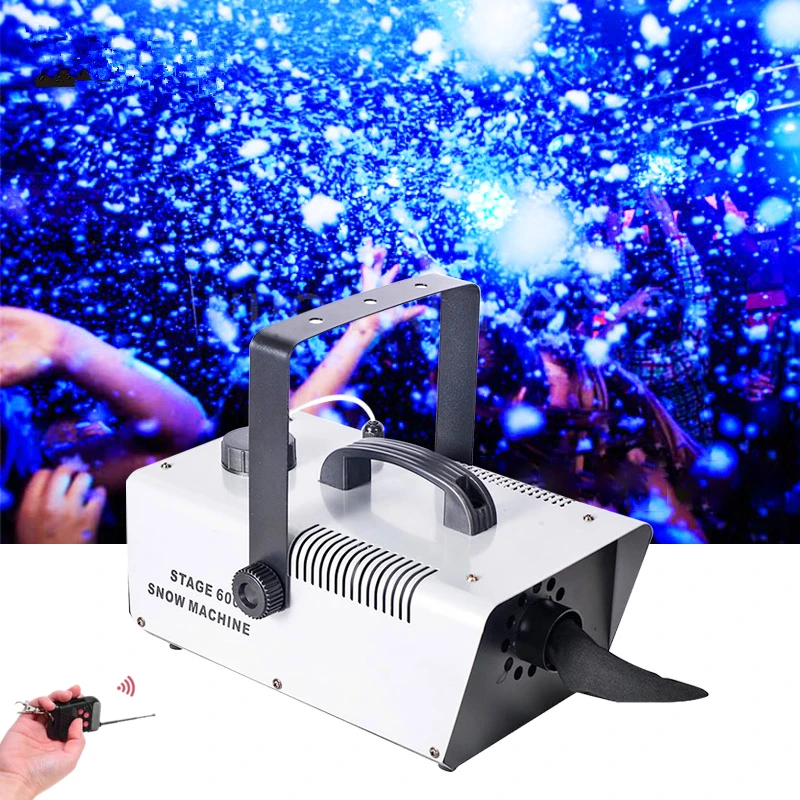 Wireless remote control snowflake machine Dj Snow Machine For Christmas Activities Dj Party Artificial Snow Making