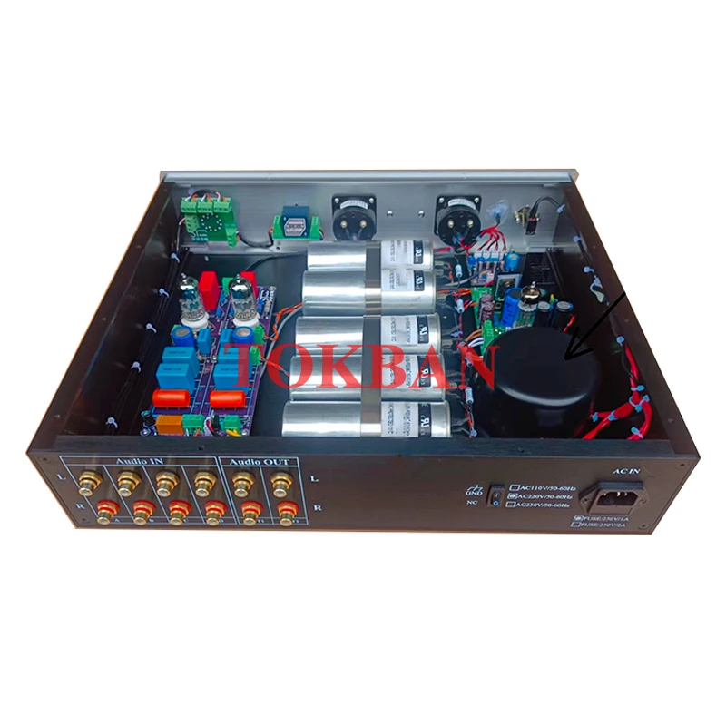 Tokban Reference D.KLIMO 6Z4 6X4 Tube Preamplifier 10x Amplification Low Distortion Low Noise HIFI Preamplifier Audio