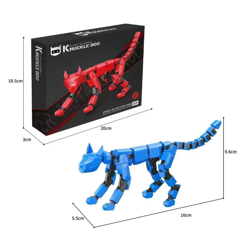 دمية دمية محظوظة 35 متعددة المفاصل ومطبوعة ثلاثية الأبعاد وحلي إبداعية لتخفيف الضغط للأولاد
