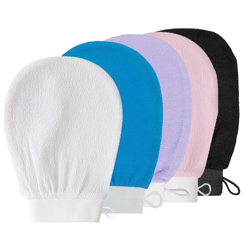 Bath Towel, Strong Coarse Sand Non-skin Men and Women Household Double-sided Back Rub Thickened Bath Towel Gloves Body Scrubber