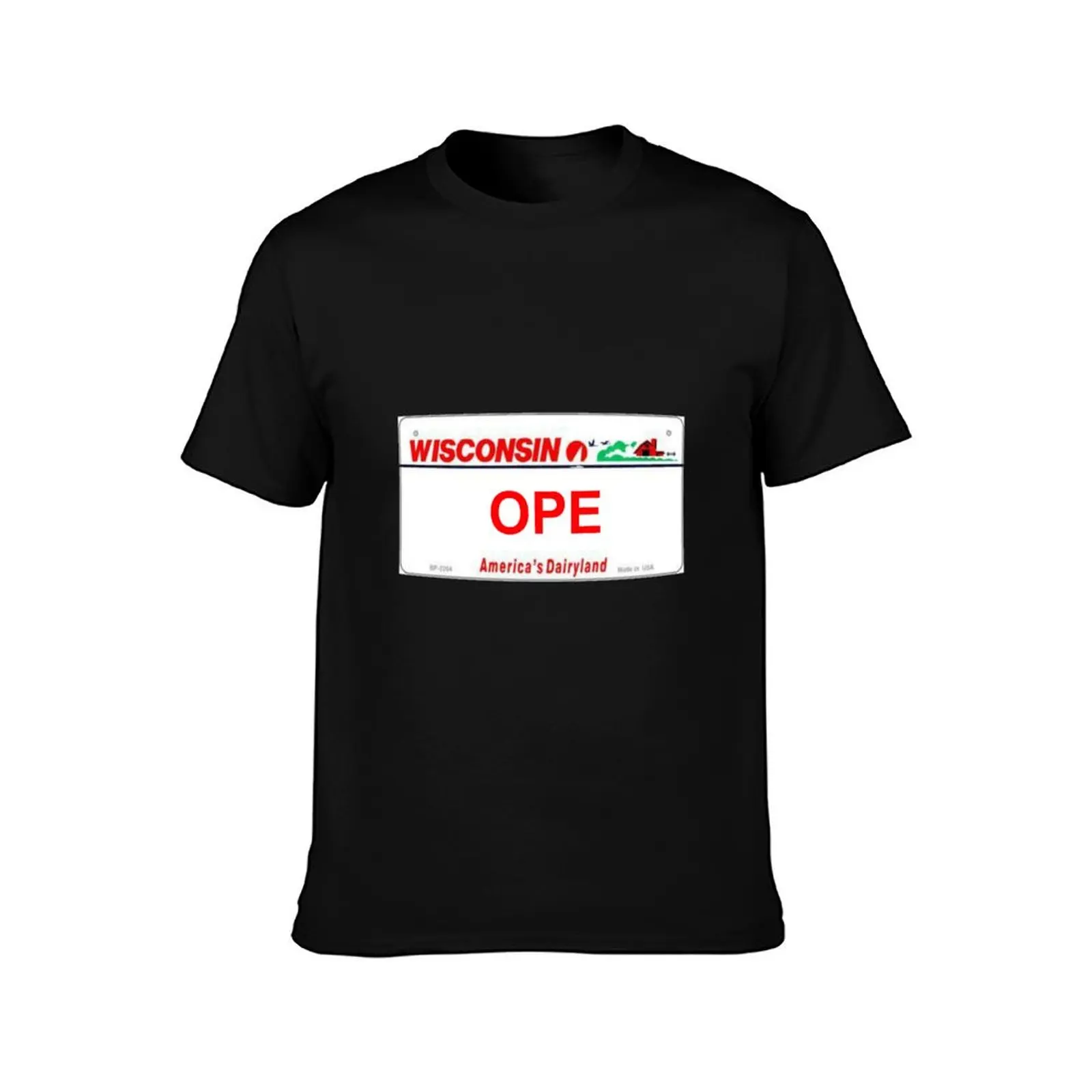 OPE, I'm From Wisconsin! T-Shirt Lightweight Sport Basic T-Shirt