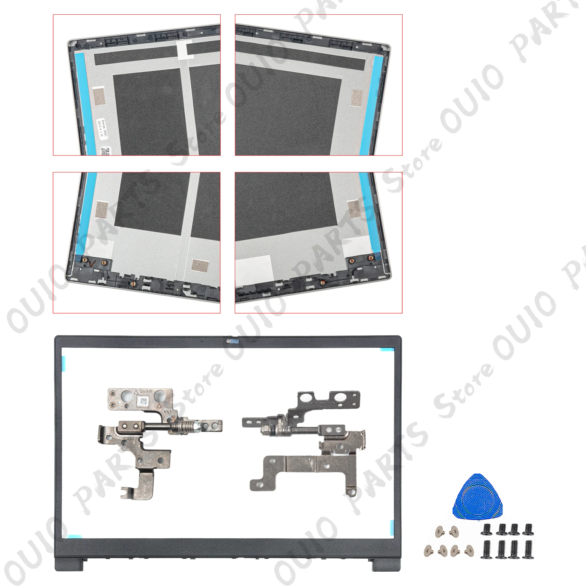 

Case For ThinkBook 15 15-IIL 15-IML Back Cover Top Lid 4ELVALCLV50 Frame 44LVALBLV10 Front Bezel LCD hinge / hingecover 15.6inch