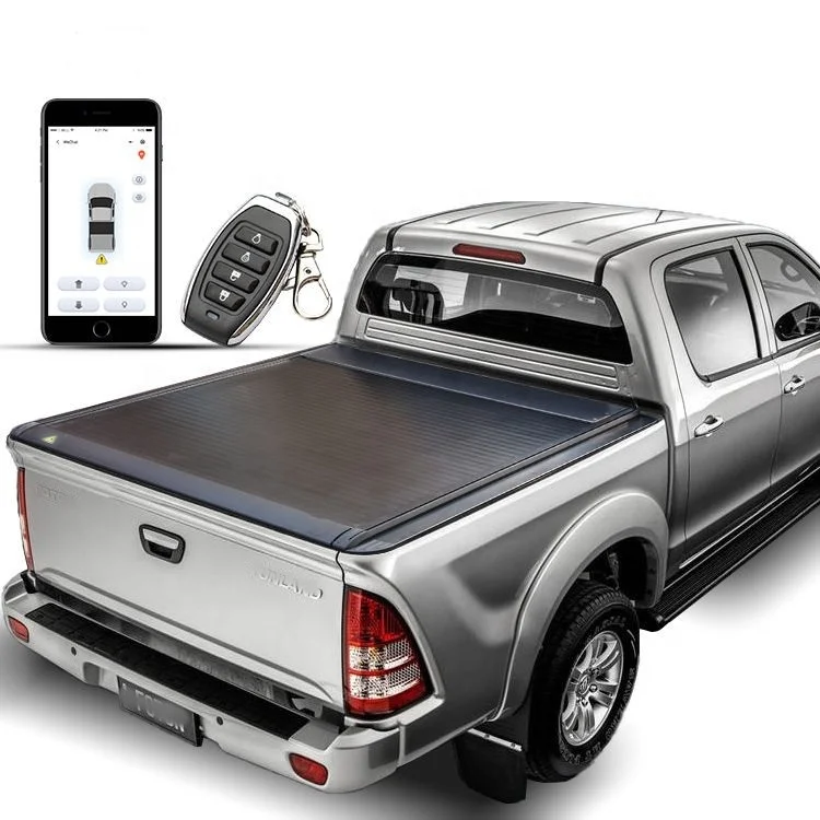 Aluminum Hard Retractable Pickup Truck Bed Cover Electric Tonneau Cover For Foton Tunland E3 E5 FT-500