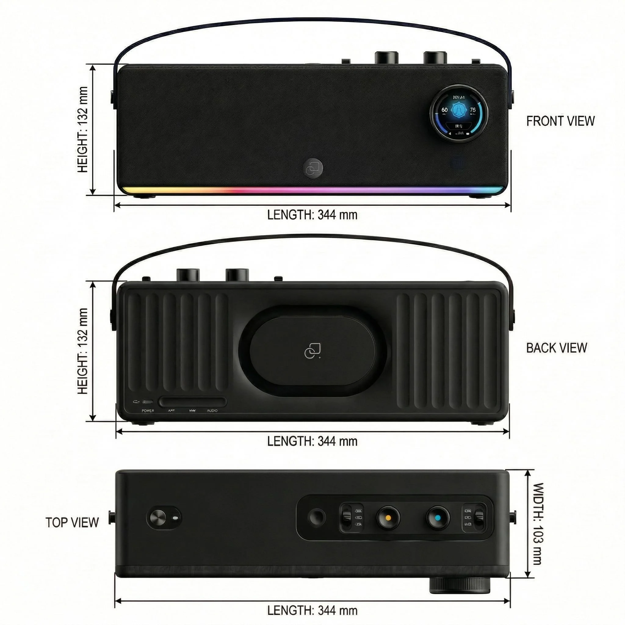 Music Password Wireless Music Set: 36-key RGB-backlit MIDI keyboard with a 70W wireless synthesizer speaker, featuring 128 built-in sounds and a drum machine—an all-in-one music system for learning, playing, and composing