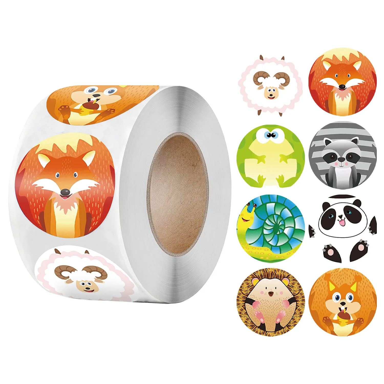 50-500pcs Reward Stickers for Kids Encouragement Sticker Motivational Stickers with Cute Animals for Student Teachers Supplies