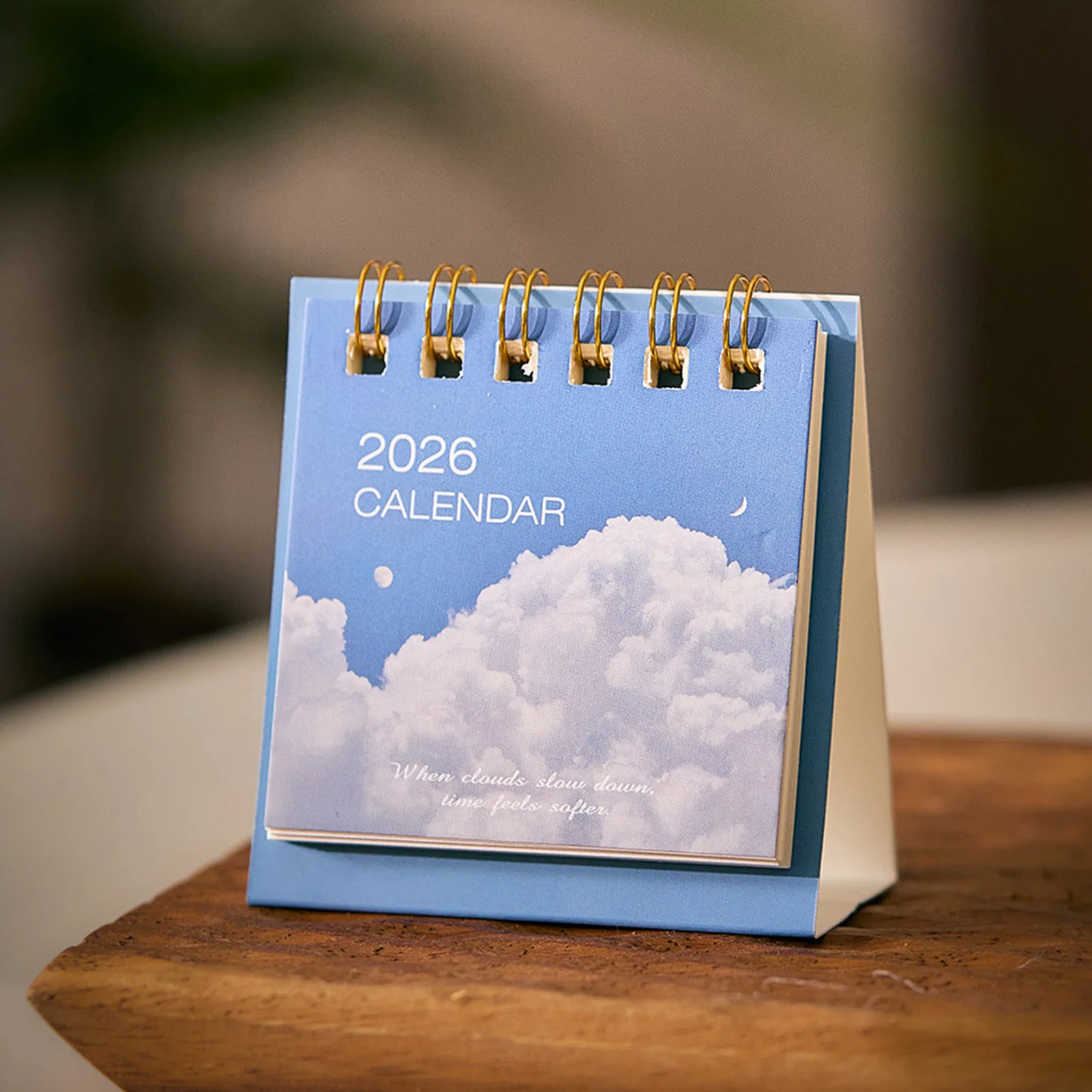 

Портативный ежемесячный календарь на 2026 год, тема звездного света, креативный пейзажный узор для ежедневного планировщика, школьные канцелярские товары