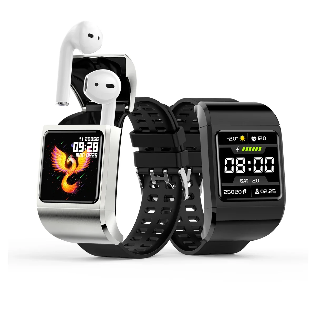 G36Pro smart bracelet heart rate blood pressure step wireless TWS headset 2-in-1 smart watch