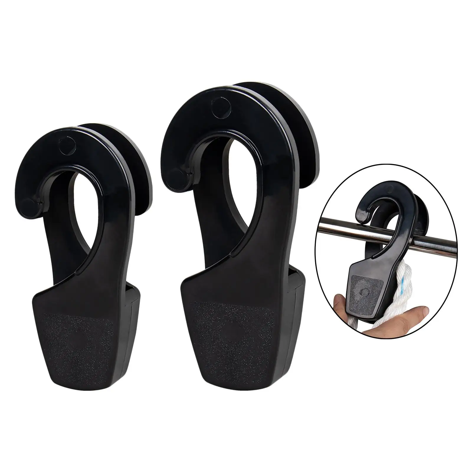 

Rail Mount Boat Fender Hanger Hook Lightweight Professional Versatile Durable Easily Mounted Adjuster Clip Line Clip Accessories