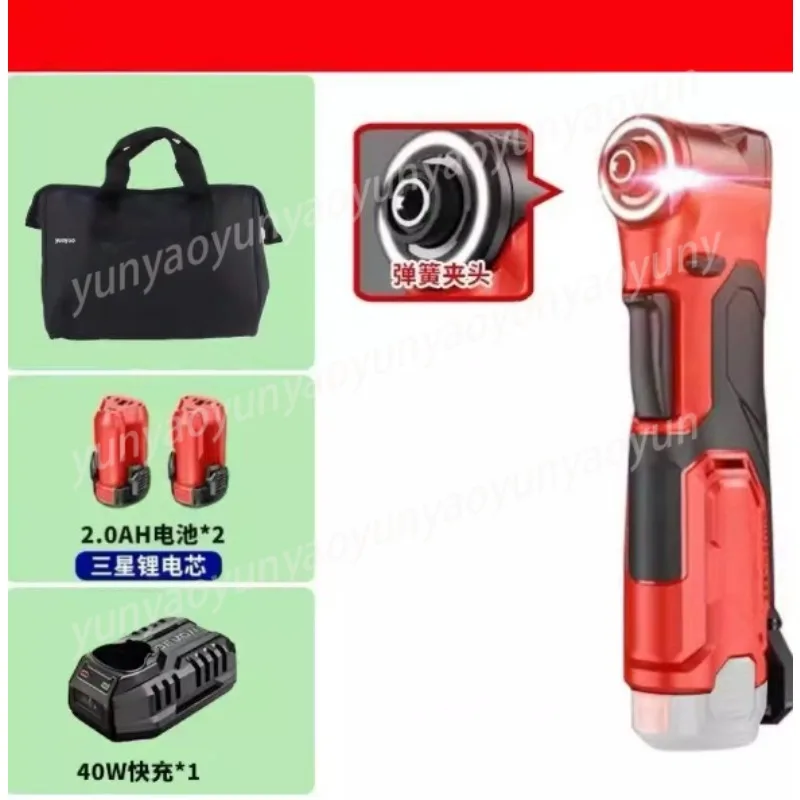 Charging Angular Impact Screwdriver 90 Degrees Lithium Battery Brushless Truss Built 12V