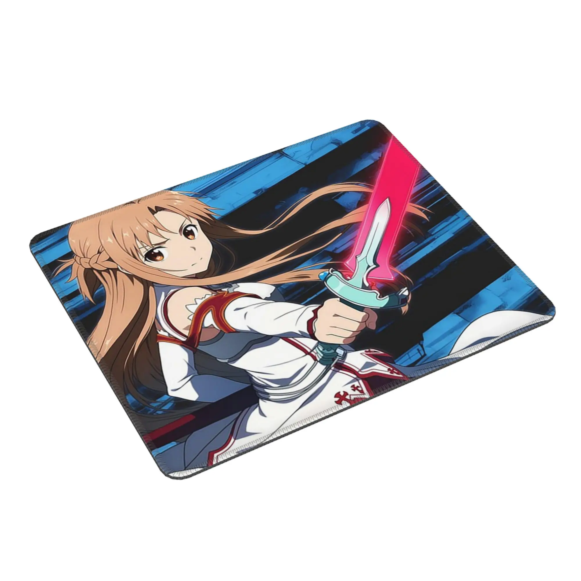 Sword Art Online Sao Yuuki Asuna Anime Mouse Pad Computer Keyboard Mouse Mat PC Laptop Desk Mat Office Accessories Table Mats