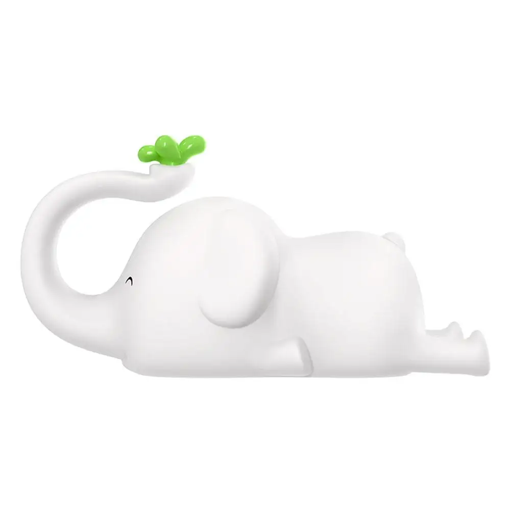 LED Night Light Cute Elephant Rabbit lampada in Silicone con luce notturna per bambini Timer Light regalo camera da letto Baby Birthday Decor P7Z7