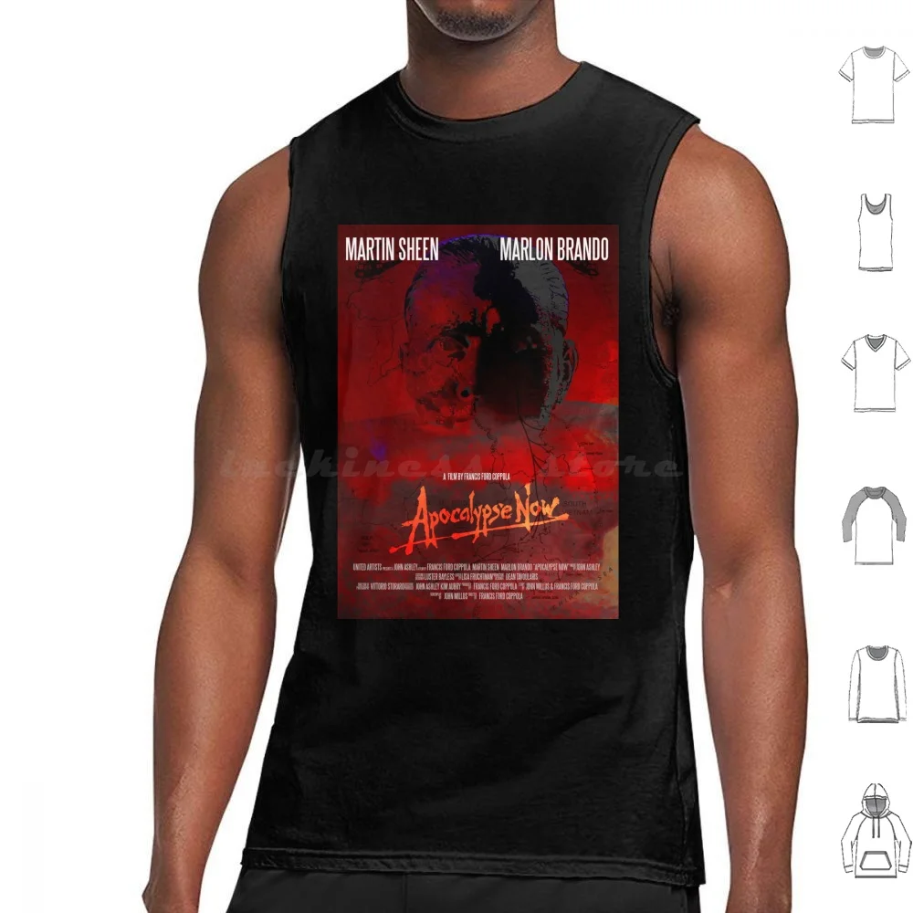 Apocalipsis ahora 1979 cartel alternativo camisetas sin mangas chaleco sin mangas Apocalipsis ahora Francis Coppola película de los años 70 películas de guerra