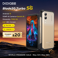 World Premiere DOOGEE Blade20 Turbo 5G Rugged Phone Android 15 Gemini Al 6.6'' HD+ 8GB 256GB AI Dual Camera 10300mAh Battery