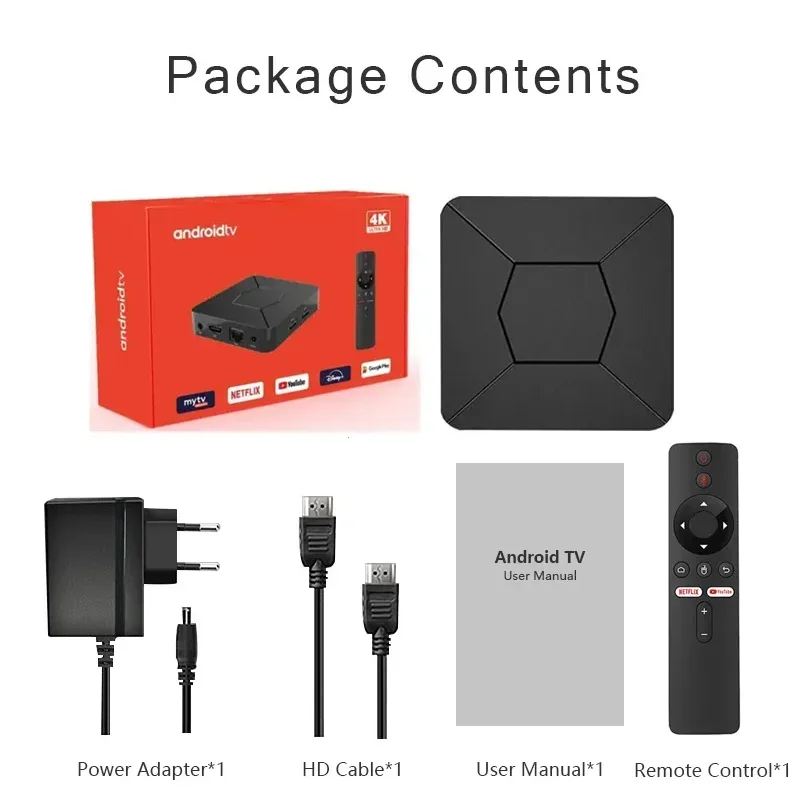 Q5 Android TV Box Allwinner H313, pemutar Media Set Top Box cerdas WiFi ganda 4K 2.4G/5G mendukung BT5.0 2GB 8GB Netflix Chromecast