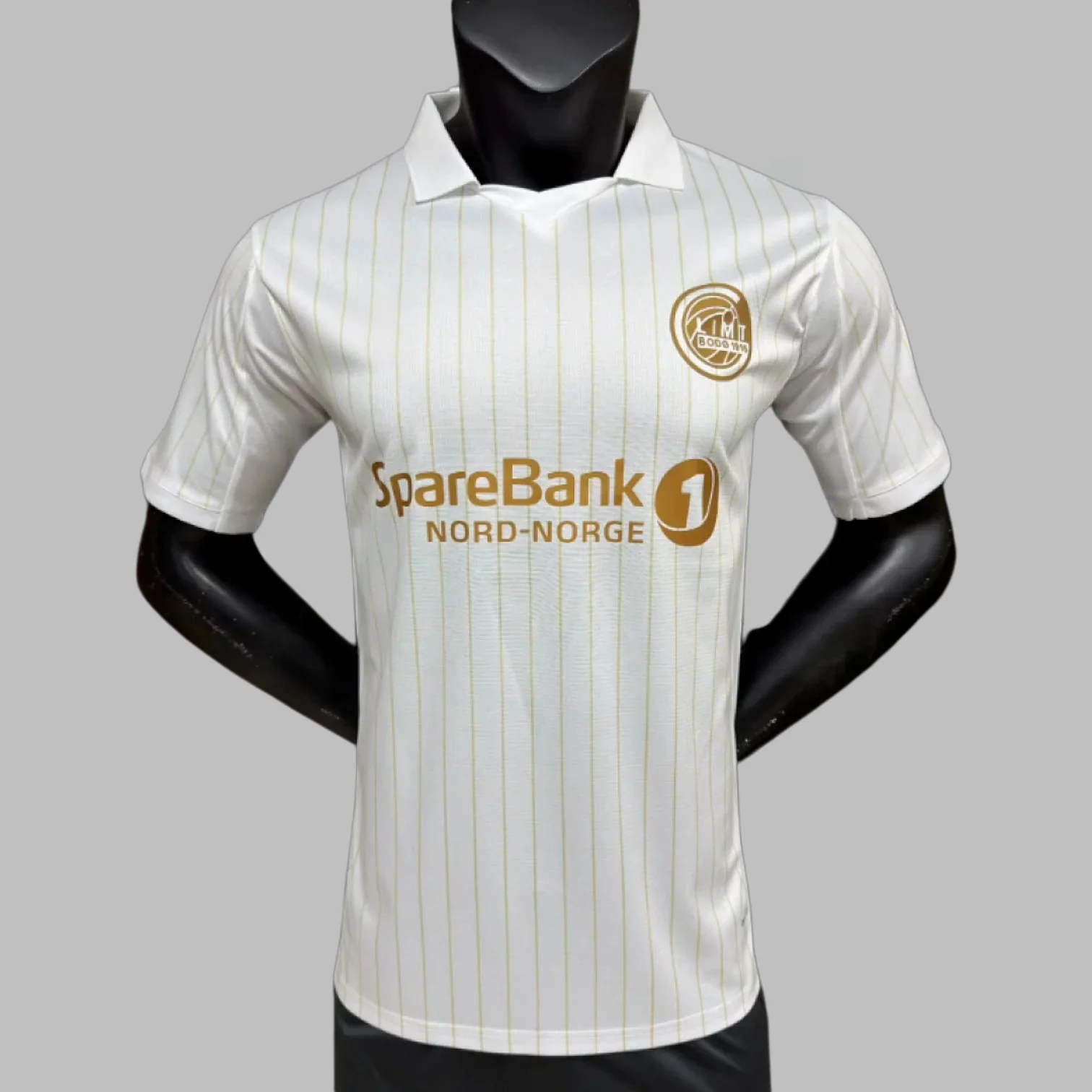 2026/27 Bodo Glimt Unisex Polokragen Fußballtrikot, Atmungsaktives Mesh 3D-Druck-Shirt, Herren Sommer Sport Schnelltrocknendes Trikot – Detail 6