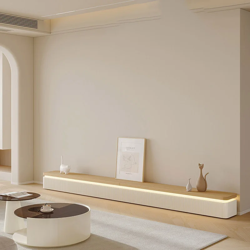 Spa Comfortable TV Stand Soft Minimalist Media Console Space Saving Luxury Fernsehschrank Living Room Cabinet Furniture