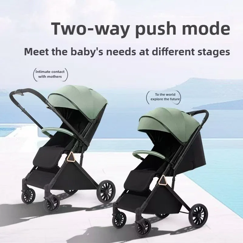 

2025 New Baby Stroller Can Sit or Lie Down, Lightweight, Foldable, Two-way Portable Baby Stroller