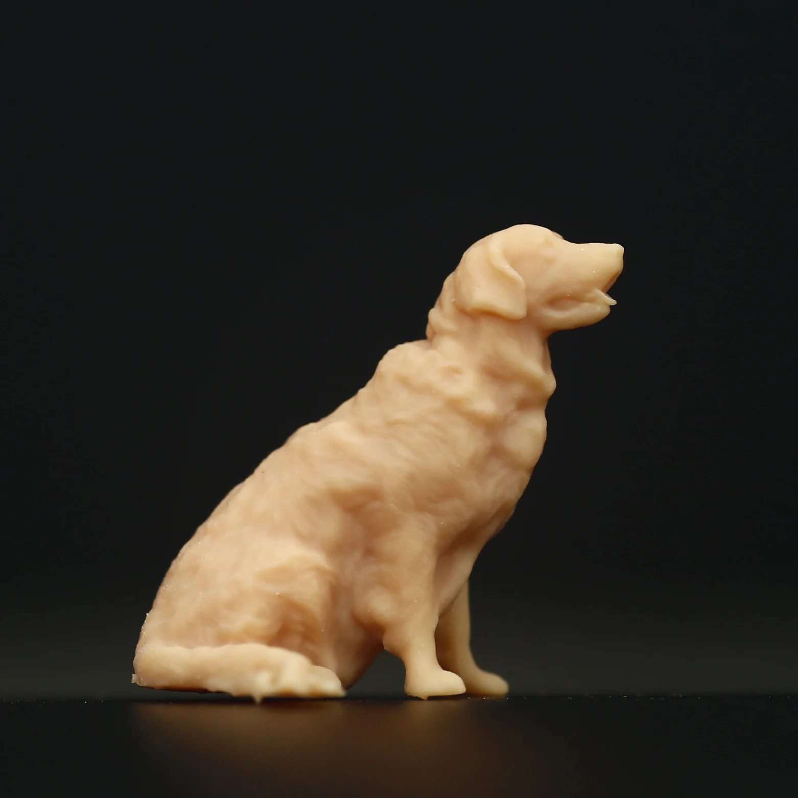 A233 1/87 1/64 1/43 Golden Retriever Bullhead Terrier Chai chien figurine Miniature modèle accessoires Collection de photographie créative