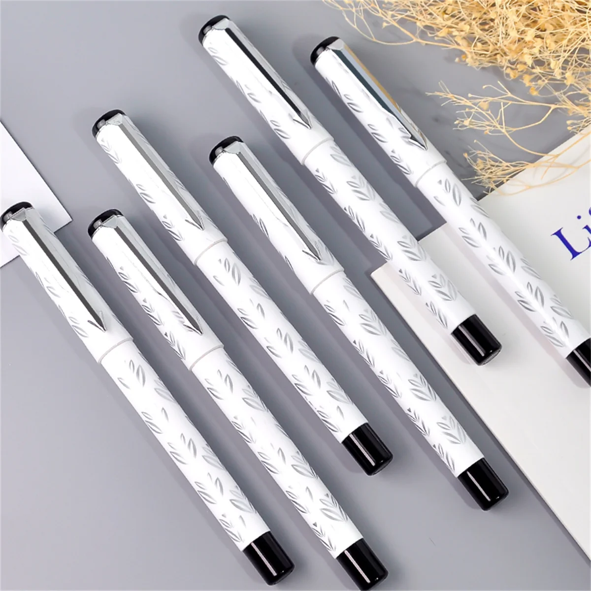 

WQN-3/6/12PCS High Quality Minimalist Gel Pen 0.5mm Nib Black Ink Signature Pen School Writing & Office Stationery