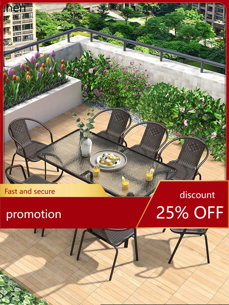 

ZML outdoor chair balcony outdoor leisure chair coffee shop dining table chair