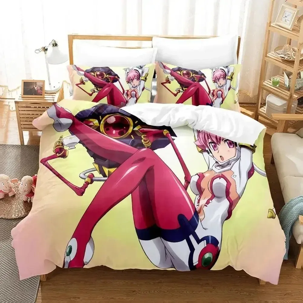 

Kawaii Girl Sora Wo Kakeru Shoujo Bedding Set Single Twin Full Queen King Size Bed Set Adult Kid Bedroom Duvet cover Sets Anime