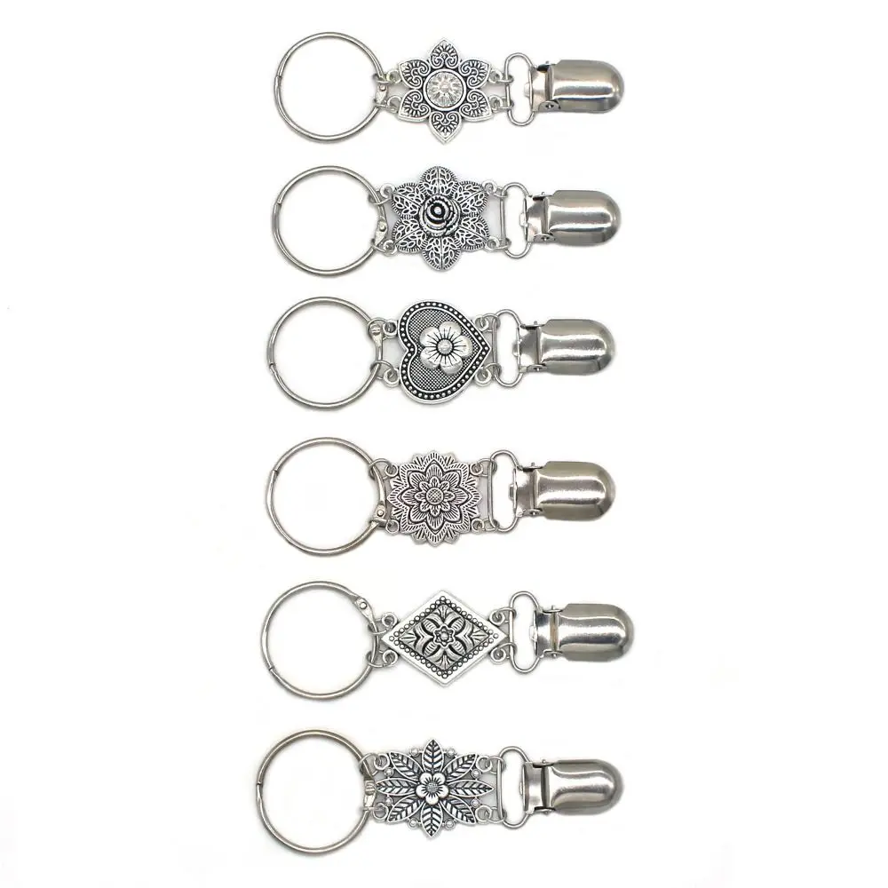 Handbag Accessory Hat Clips Travel Accessories Hat Holder Duck Clip Clasps Multifunctional Duck Clip Vintage Flower