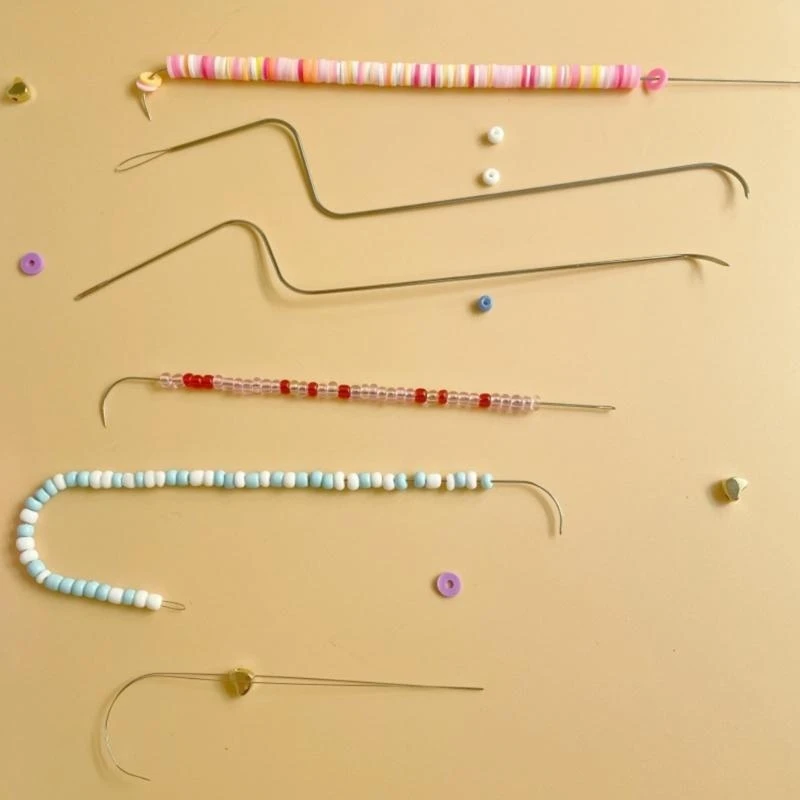 

5ASD набор из 4 шикарных изогнутых шариков для загрузки бусин и украшения ювелирных изделий